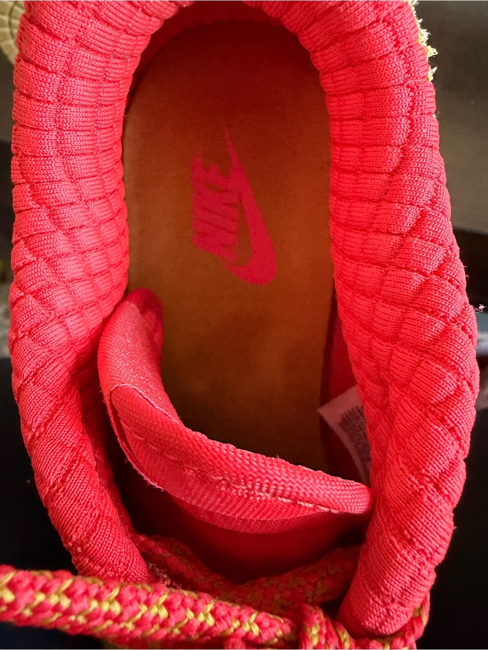 Nike Women’s Bright Red Knit Sneaker